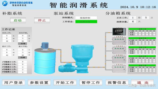 搅拌站机械润滑难可以使用什么设备代替人NG体育工润滑？(图3)